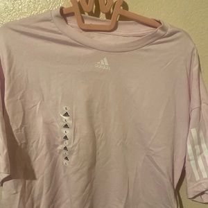 Pink addidas tee